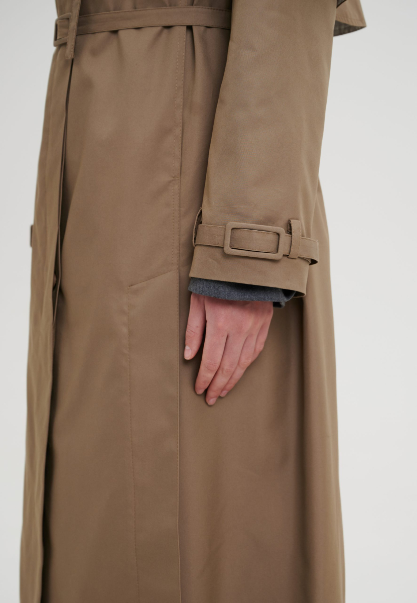 Тренч со съемным кейпом CHUBA, цвет: Тауп, НФ-00001005 купить онлайн