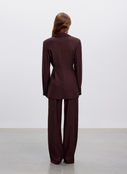 Брюки прямые ALL WE NEED, цвет: коричневый, 2604W1651-19 купить онлайн