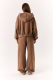 Худи zip curly ELASTIC, цвет: шоко,  со скидкой купить онлайн