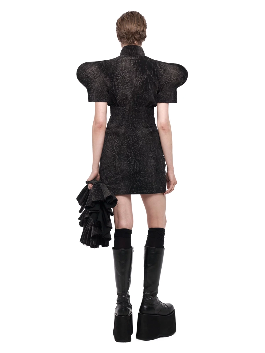 Платье мини “QUEEN OF HEARTS” CAPPAREL.21est, цвет: графит меланж деним, CAP.330.231.90 купить онлайн