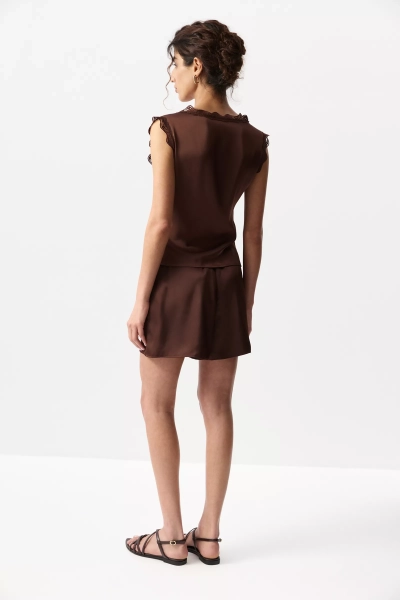 Шорты из сатина Charmstore, цвет: шоколадный, 115-60560-551 купить онлайн