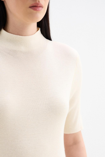 Свитер с короткими рукавами ENEVOO, цвет: белый, 02594 купить онлайн