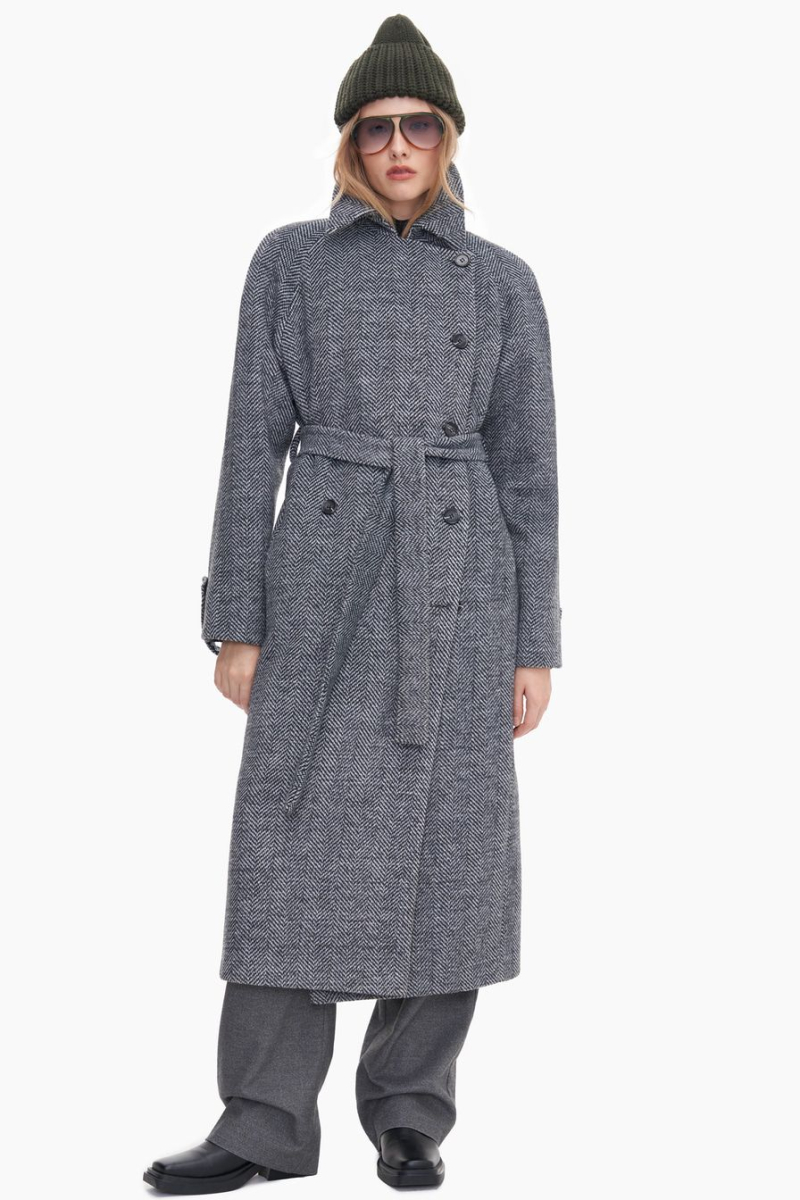 Шапка из смесовой шерсти мериноса TOPTOP, цвет: хаки TT.601.15344.510 купить онлайн