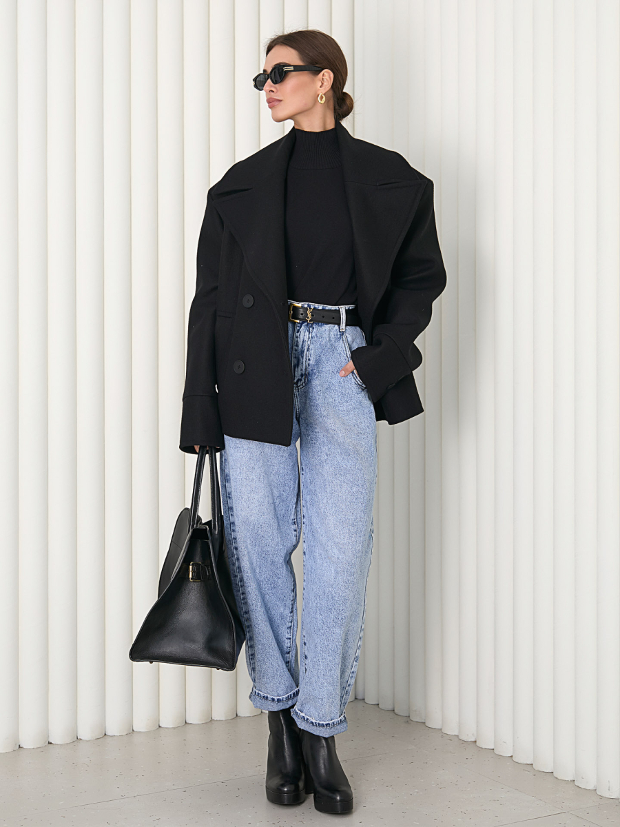 Джинсы-баллон I.B.W., цвет: голубой, TR036 купить онлайн