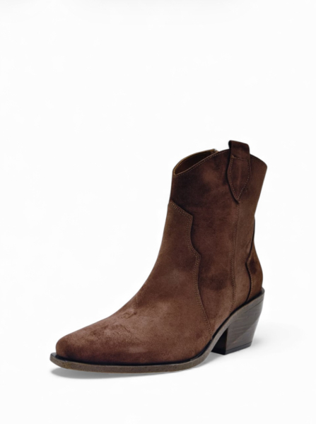 Ботинки демисезонные из натуральной замши GRANDERA, цвет: коричневый 015-29701-679 (903) купить онлайн