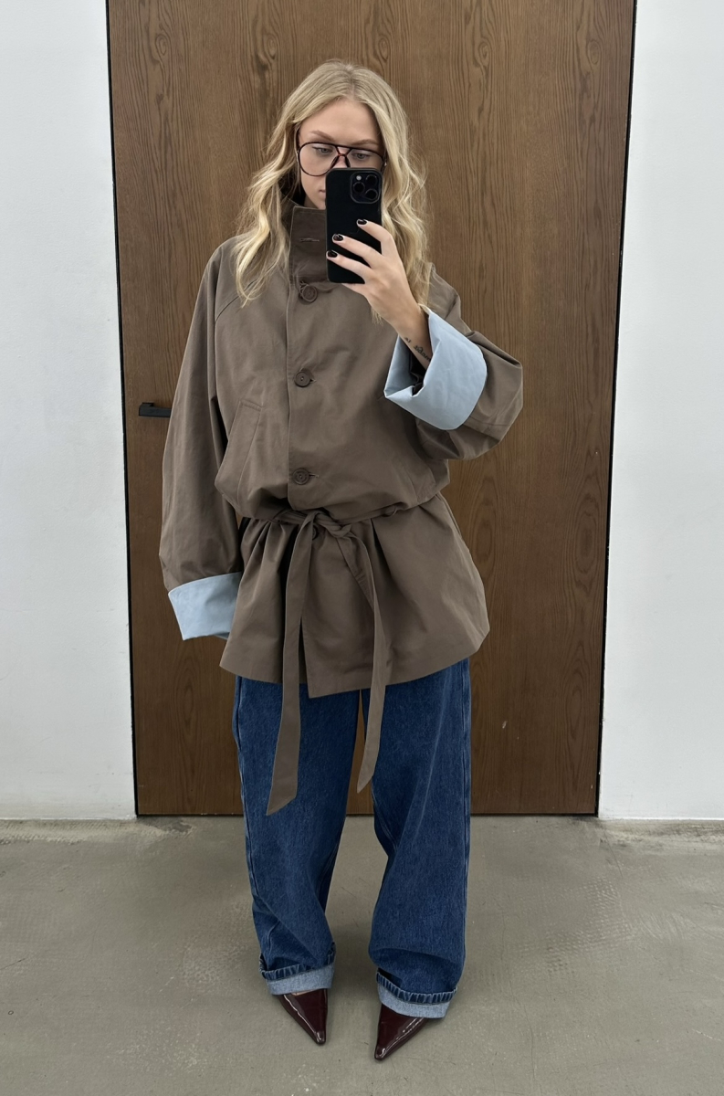 Тренч (коричневый) Label .B, цвет: коричневый, Jc.29.5.026BRN купить онлайн