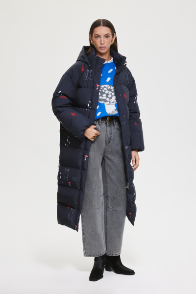 Пуховое пальто DREAMS BY ALENA AKHMADULLINA, цвет: Черный, 225101020504273/203000 купить онлайн