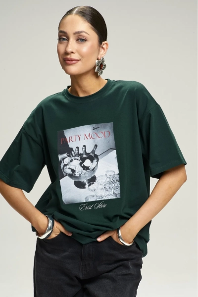 Футболка Party Mood Green