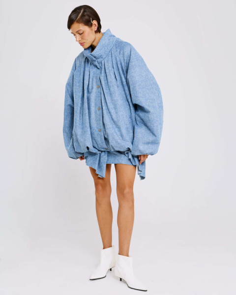 Куртка баллон из денима