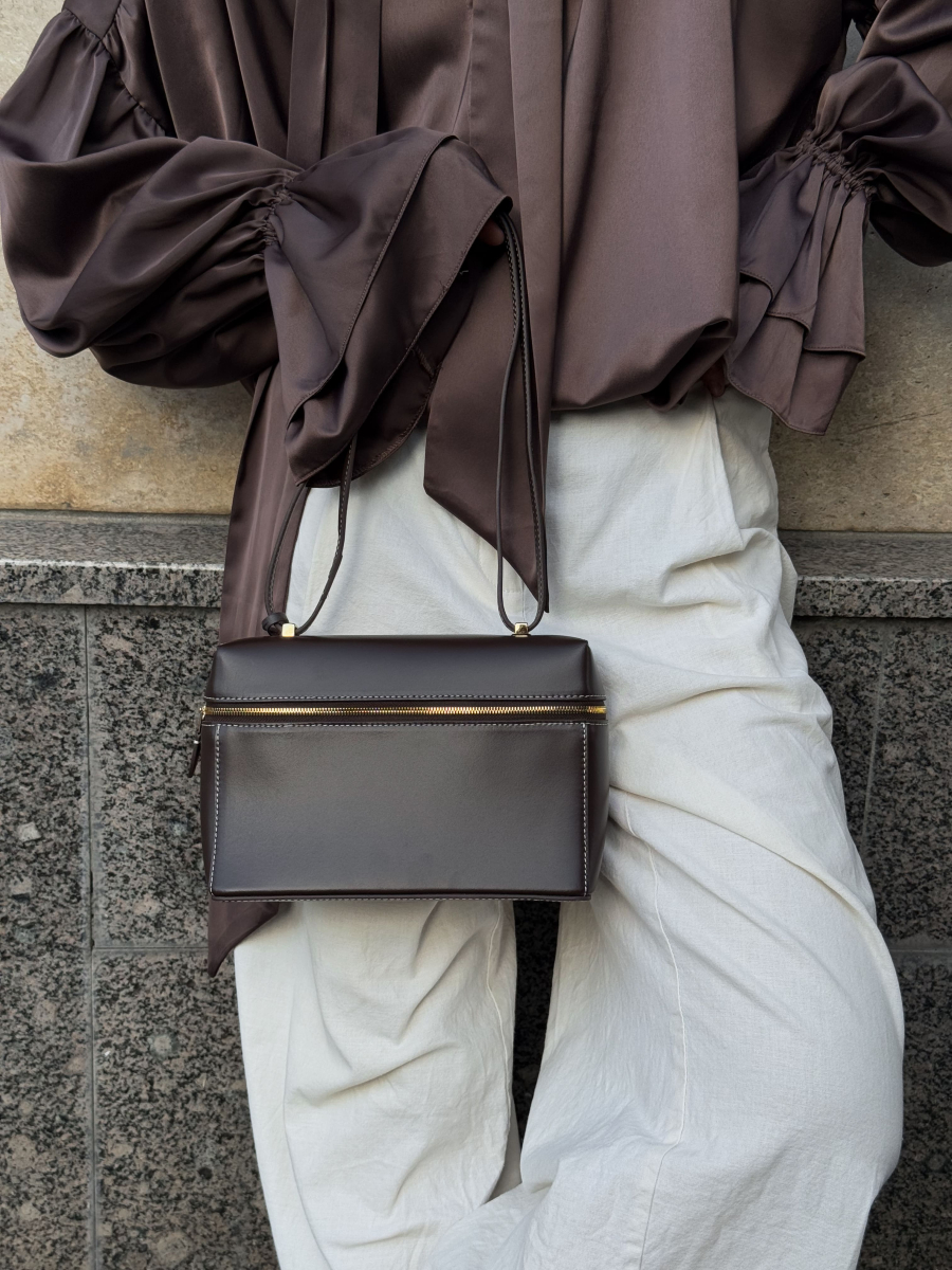 Сумка LISSI MEDIUM brand salad, цвет: gold chocolate J-704-PHR 7287 купить онлайн