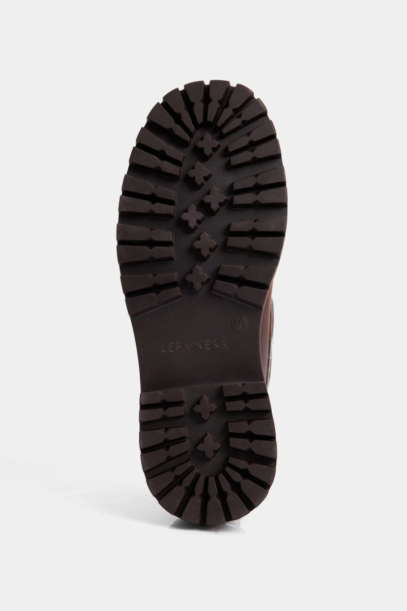 Топсайдеры из натуральной кожи Lera Nena, цвет: коричневый LN.307.17871.700 купить онлайн