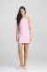 Платье мини из смесового льна Pink Erist store, цвет: розовый, НФ-00002472 купить онлайн