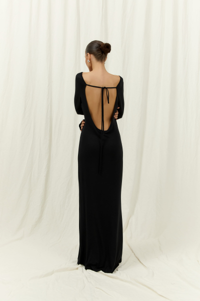Платье open back long