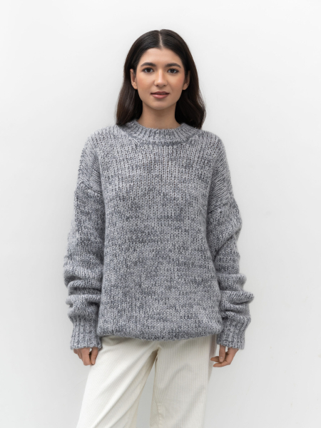 Свитер Brad Pitt TRES, цвет: серый, НФ-00002533 купить онлайн