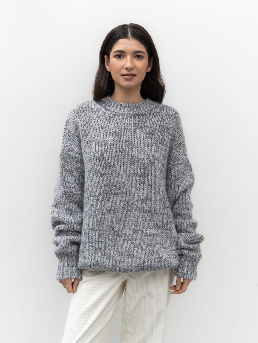 Свитер Brad Pitt TRES, цвет: серый, НФ-00002533 купить онлайн