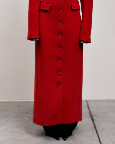 Пальто PARISIAN RED YONS, цвет: красный НФ-00000488 |новая коллекция купить онлайн
