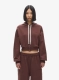 Худи zip crop UNIFORM FABLE, цвет: BROWN, HDZPCRP-FBL-FRM-RDSHBRWN со скидкой купить онлайн