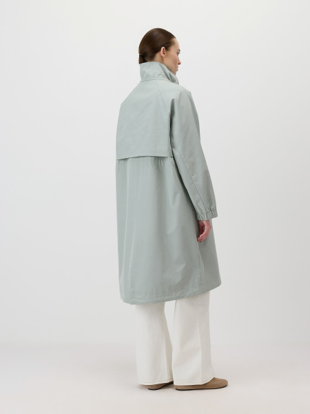 Плащ на кулиске с капюшоном Conso, цвет: ментоловый, SL 260119 - ментоловый купить онлайн