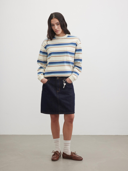 Юбка деним Chaika, цвет: индиго, SS26DK01-25 купить онлайн