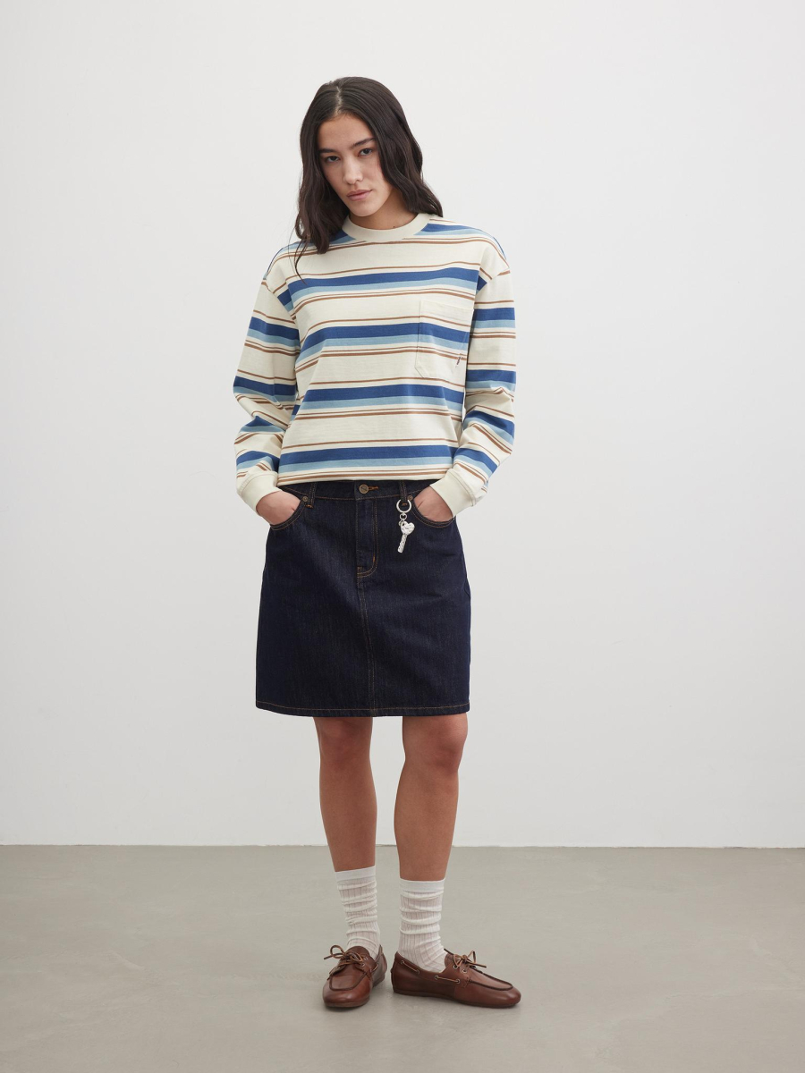 Юбка деним Chaika, цвет: индиго, SS26DK01-25 купить онлайн