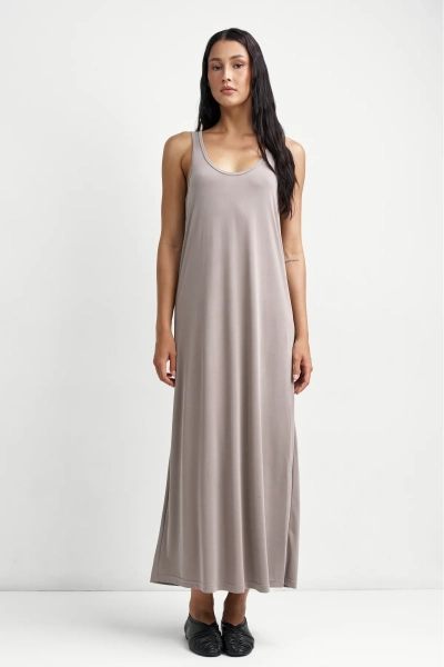 Платье-майка из лиоцелла Erist store, цвет: коричневый, НФ-00004073 купить онлайн