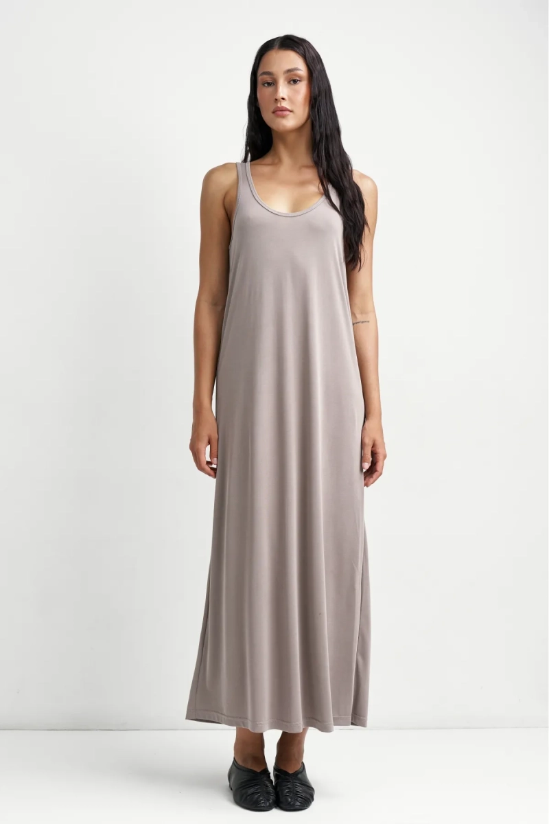 Платье-майка из лиоцелла Erist store, цвет: коричневый, НФ-00004073 купить онлайн
