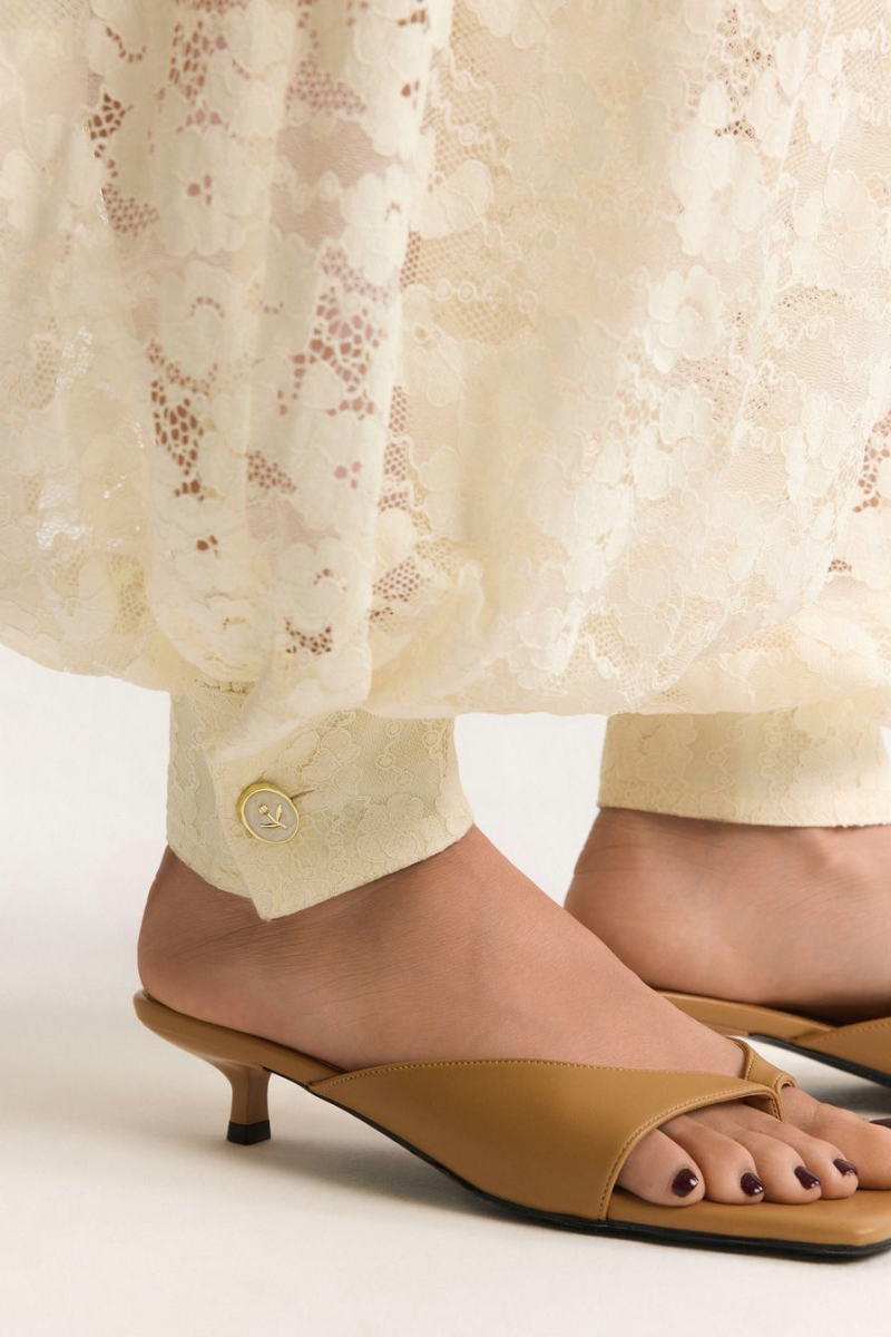 Брюки из смесового хлопка TOPTOP, цвет: молочный, TT.032.19290.120 купить онлайн