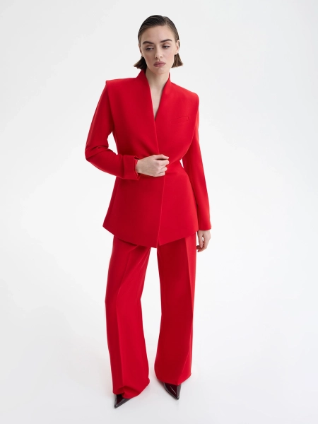 Жакет прилегающий силуэтный TRUE RED, цвет: красный, 258501 купить онлайн