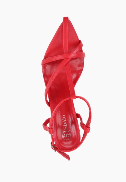 Босоножки с ремешками SBALO, цвет: красный SF190-3 купить онлайн
