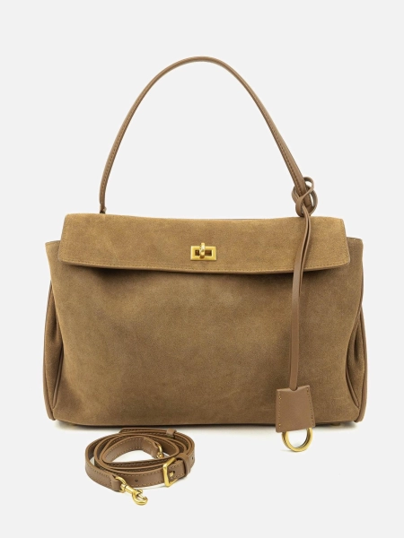 Сумка SANDRA brand salad, цвет: suede camel  купить онлайн