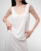 Майка с открытой спиной из вискозы ASYA SEMYONOVA, цвет: WHITE, 00-00002179 купить онлайн