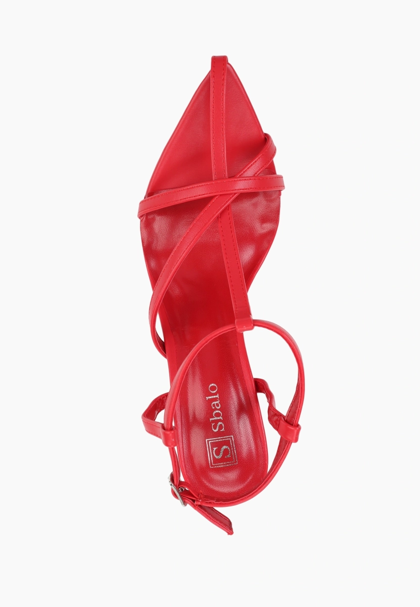 Босоножки с ремешками SBALO, цвет: красный SF190-3 купить онлайн