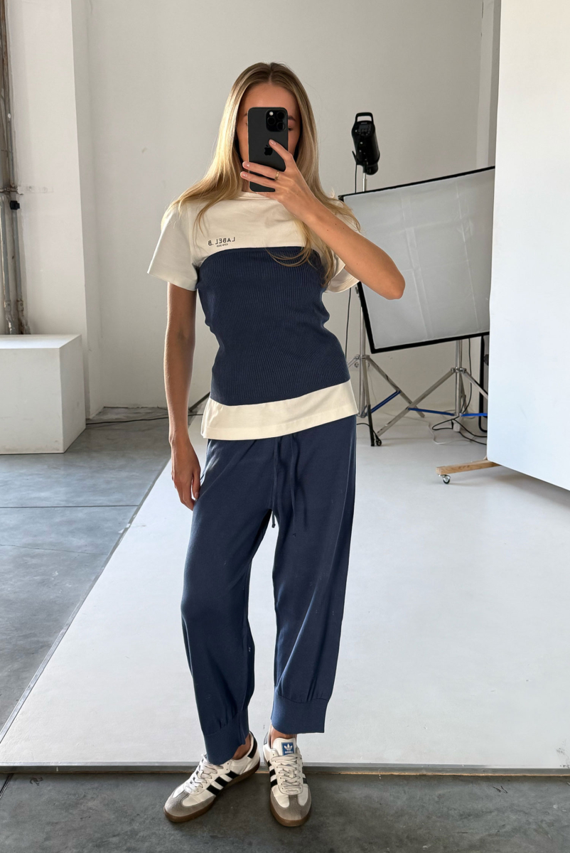 Топ-бандо вязаный BLUE Label .B, цвет: blue Kn.09.2.01BL |новая коллекция купить онлайн