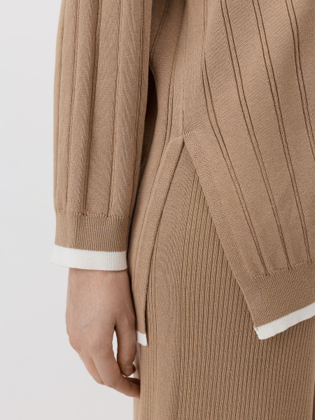 Пуловер с разрезами Conso, цвет: бежевый/молочный, KPL 260735 - бежевый/молочный купить онлайн