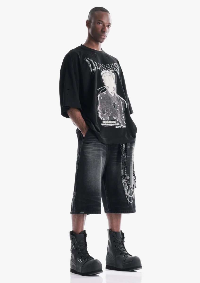 Удлинённые шорты KRAKATAU, цвет: Черный, Rm232-1 купить онлайн