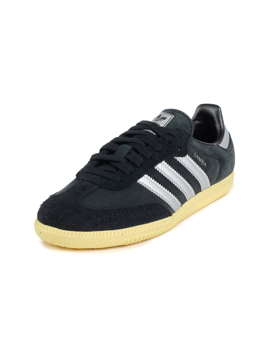 Кроссовки женские Adidas Samba OG "Black Almost Yellow" NKDADDYS SNEAKERS, цвет: Чёрный IE8128 купить онлайн