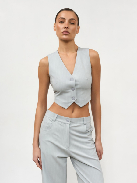 Классический жилет в полоску