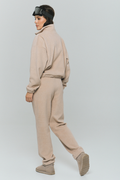Брюки из трикотажа teddy Alpine Ricoco, цвет: Серо-бежевый, 7026/1 купить онлайн