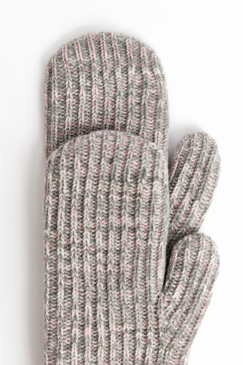 Варежки из смесовой шерсти мериноса TOPTOP, цвет: серый TT.610.14917.801 купить онлайн