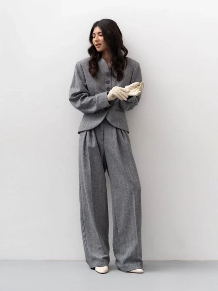 Пиджак Madame scientist TRES, цвет: серый, НФ-00002424 купить онлайн