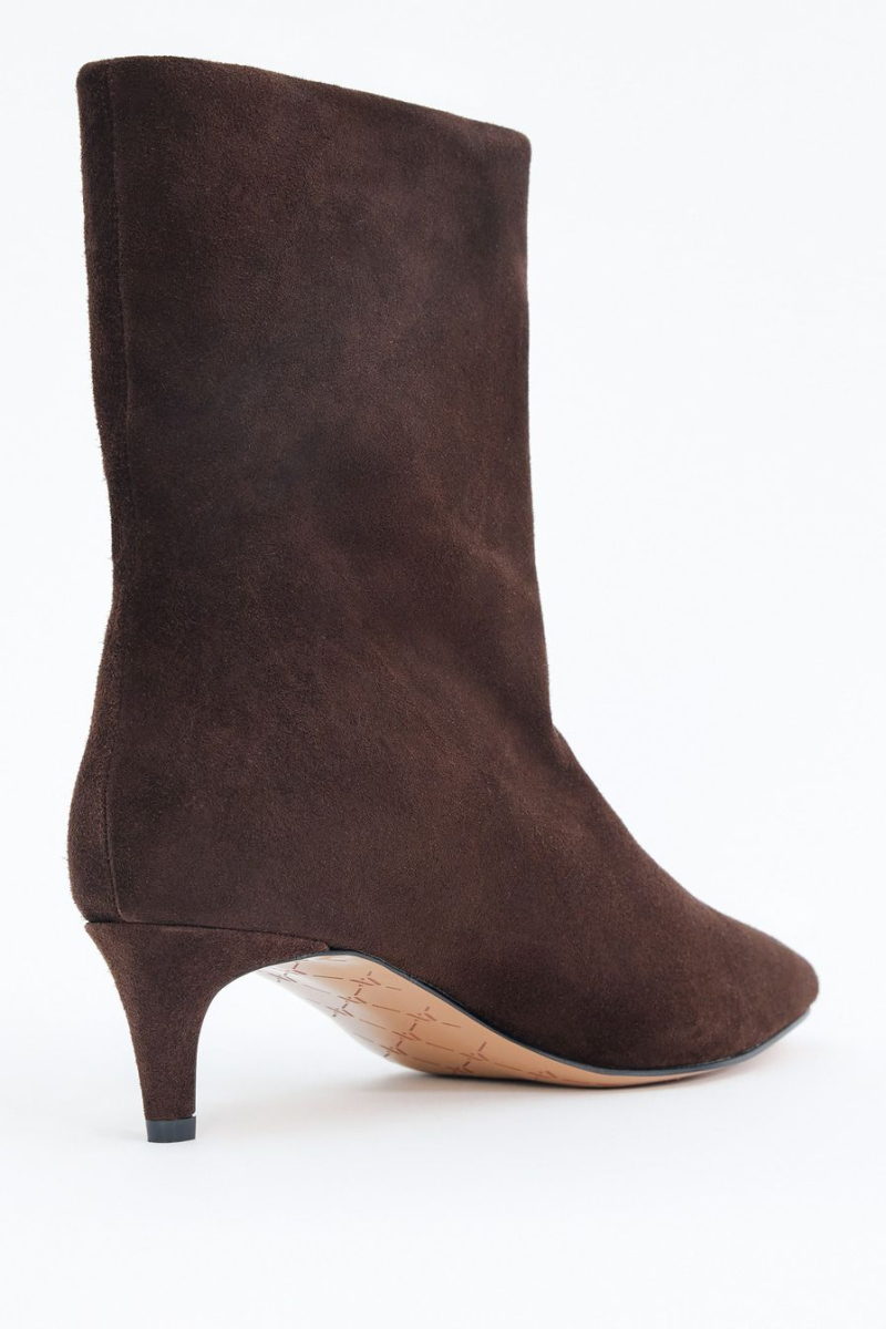 Ботильоны из натуральной замши Lera Nena, цвет: коричневый с принтом LN.302.16630.701 купить онлайн