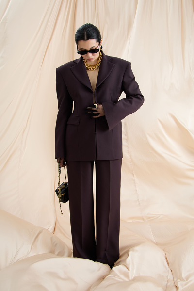 Брюки SHIK MIA AIM, цвет: темно-сливовый, MIA041/475 купить онлайн