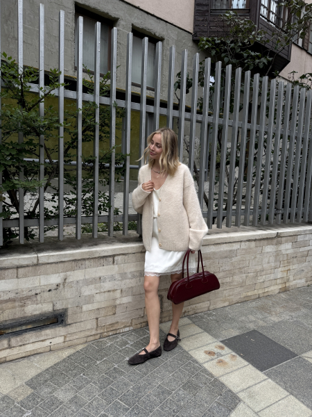 Юбка из шелка с кружевом мини VELVET, цвет: кремовый, 00-00005122 купить онлайн