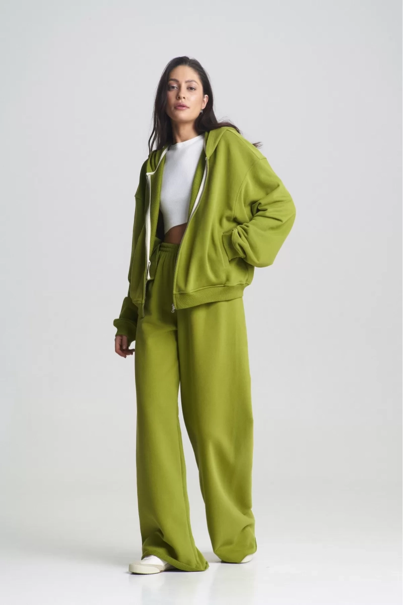 Худи ZIP Lemongras Erist store, цвет: зеленый, НФ-00002421 купить онлайн