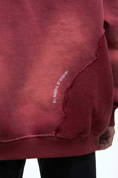 Худи Hoodie Scheme of the City Brûler d'Amour, цвет: RED, BF2404C-3010-41 купить онлайн