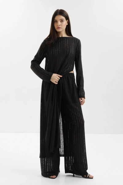 Удлиненный лонгслив marte, цвет: Черный,  купить онлайн