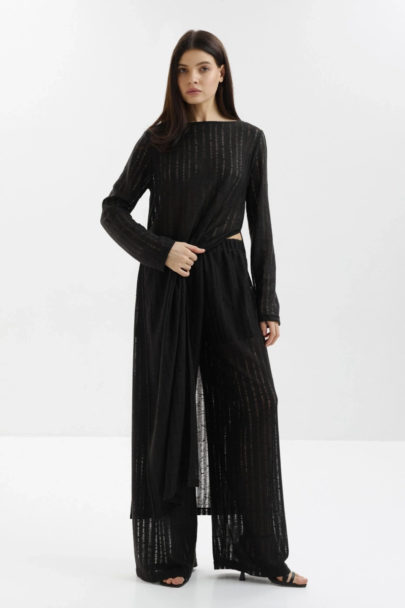 Удлиненный лонгслив marte, цвет: Черный,  купить онлайн