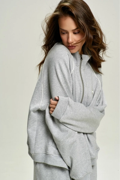 Олимпийка с кантом Grey Melange Erist store, цвет: серый, НФ-00002796 купить онлайн