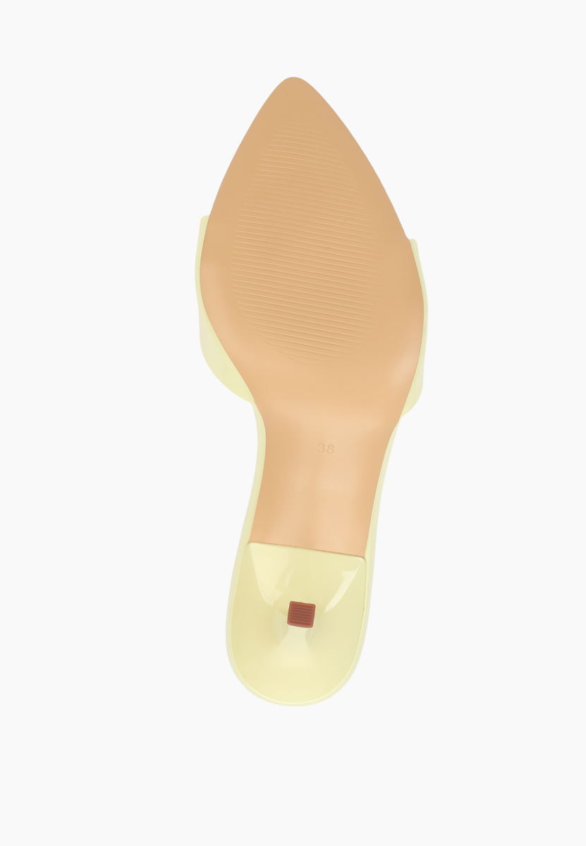 Мюли лаковые SBALO, цвет: Сливочный SF191-4 купить онлайн