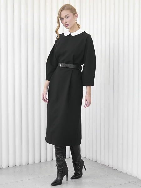 Платье с цельнокроеным рукавом I.B.W., цвет: Черный, DR004K купить онлайн